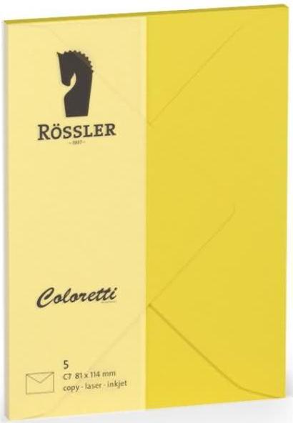 Productafbeelding Magni Enveloppen Coloretti C7 5s goud geel (C7, 5 x)