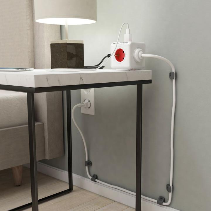 Actual product image Allocacoc PowerCube Extended Grijs 1.5m cable (5 x, CEE 7/3, 1.50 m)