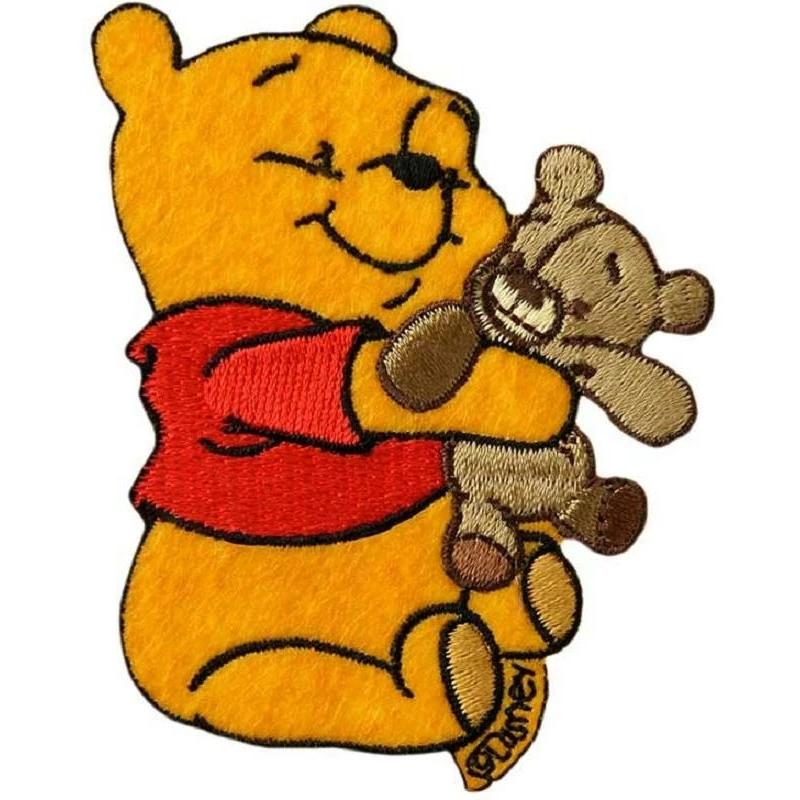 Mono Quick Mono-Quick Aufbügelbild Winnie Puuh 1 Stück, Breite: 6.2 cm, Applikationen, Mehrfarbig
