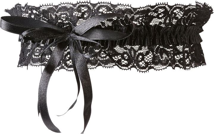 Produktbild Cottelli Collection Spitzen-Strumpfband schwarz (One Size)