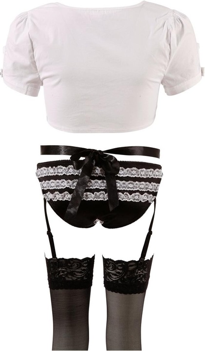 Actual product image Cottelli Collection Maid Costume Set (M)