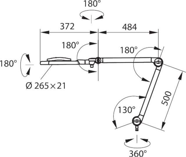 Actual product image Waldmann TEVISIO ESD, RLLQ 48/2 AR