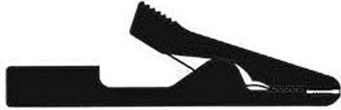 Actual product image Hirschmann INSULATED MINIATURE CROCODILE CLIPS 2mm / BLACK (MA1)