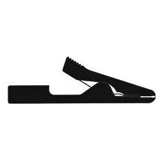 Hirschmann Isolierte Miniatur-Abgreifklemme, 2 Mm - Schwarz (MA1), Elektronikkabel + Stecker, Schwarz