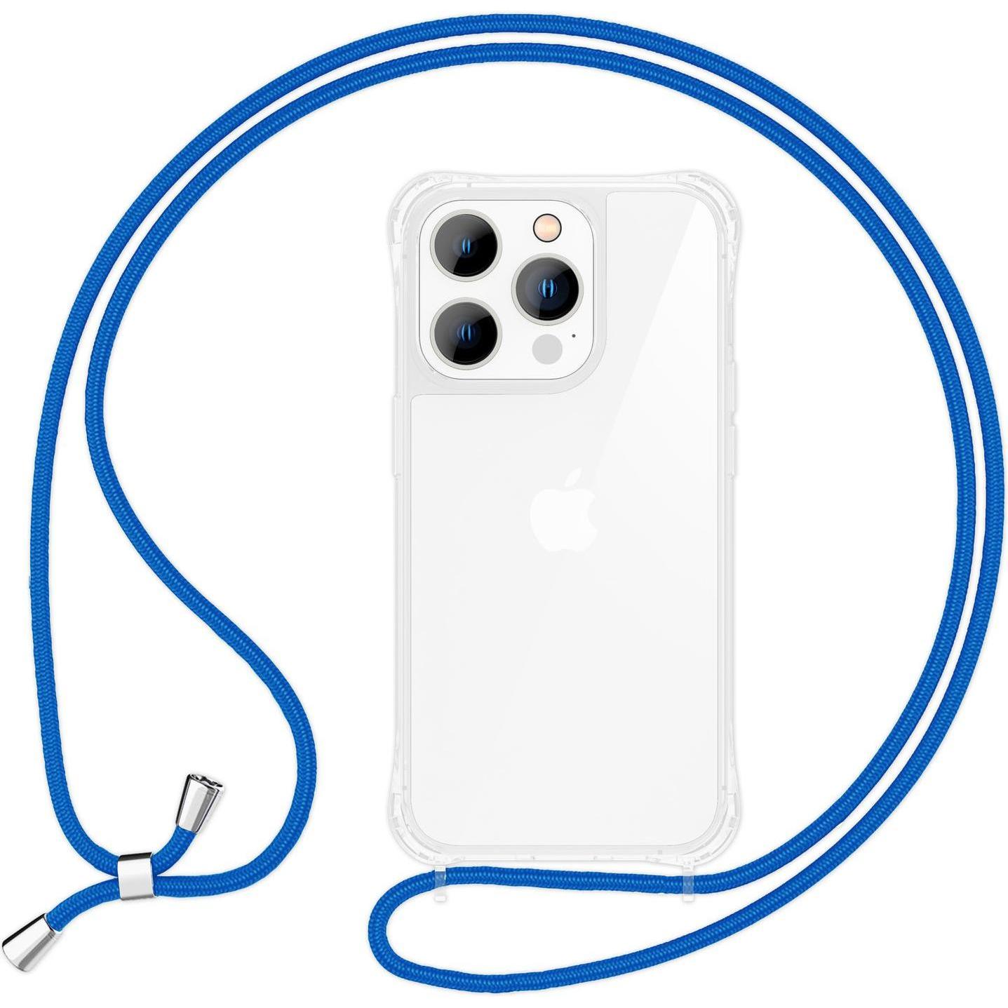 Nalia Hülle mit Kette (Apple iPhone 14 Pro), Smartphone Hülle, Blau