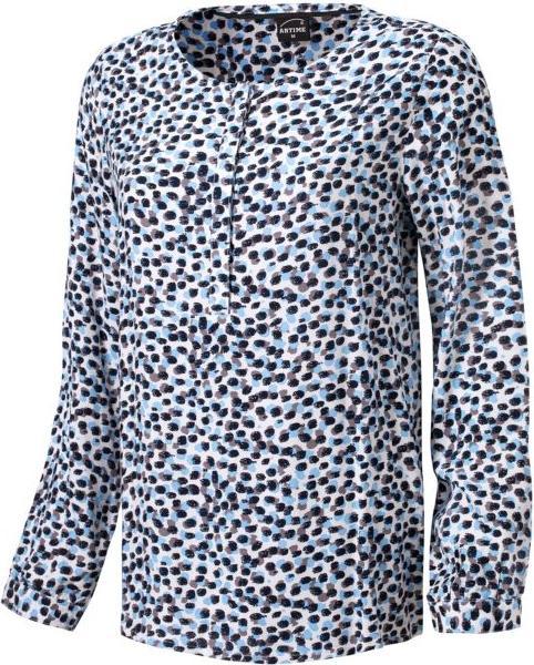 Immagine prodotto Artime Bluse, Tupfen-Muster, verdeckte Knopfleiste (L)