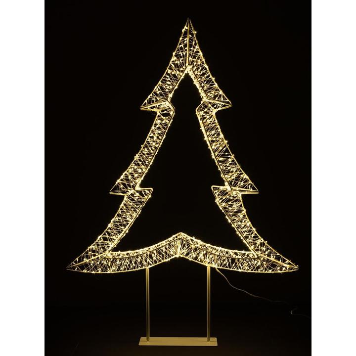 Actual product image Cocon LED-Tannenbaum 3D, Metall, gross