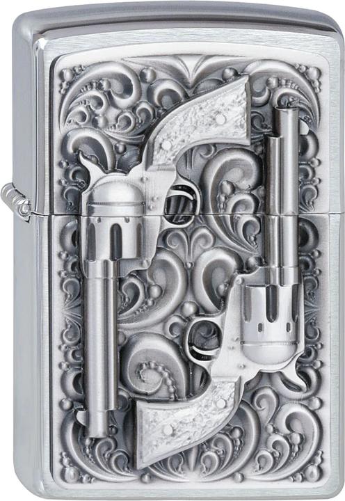 Actual product image Zippo lighter, revolver
