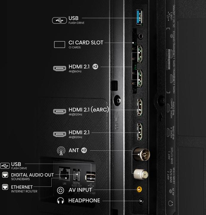 Produktbild Hisense TV 65A85N (65", OLED, 4K, 2024)