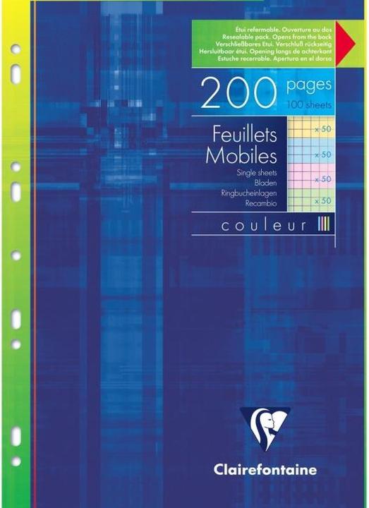 Produktbild Clairefontaine CLF Ringbucheinlagen A4 5mm