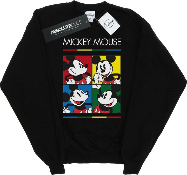 Immagine prodotto Disney Mickey Mouse Square Colour Felpa Ragazze (152, 158)