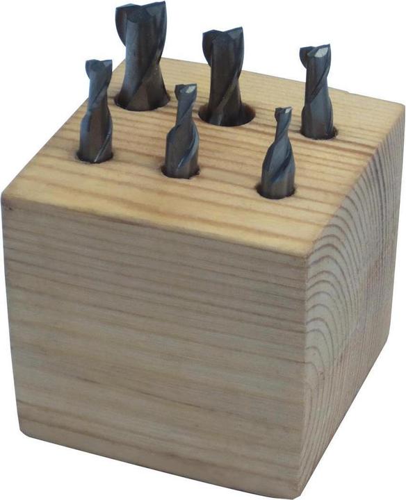 Actual product image Holzmann end mill with 2 cutter