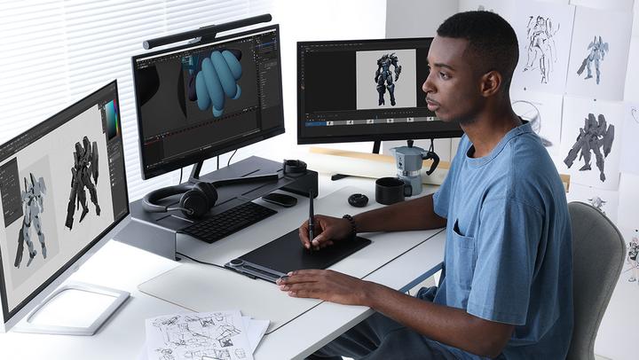 Productafbeelding Huion Bevielė grafinė planšetė Inspiroy Dial 2 (5080 lpi)