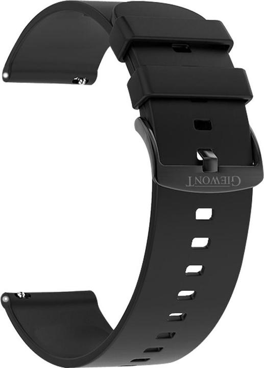 Actual product image Giewont Armband für Supernova GW330 GWP330-3 Smartwatch – Schwarzer Effekt (Silicone)