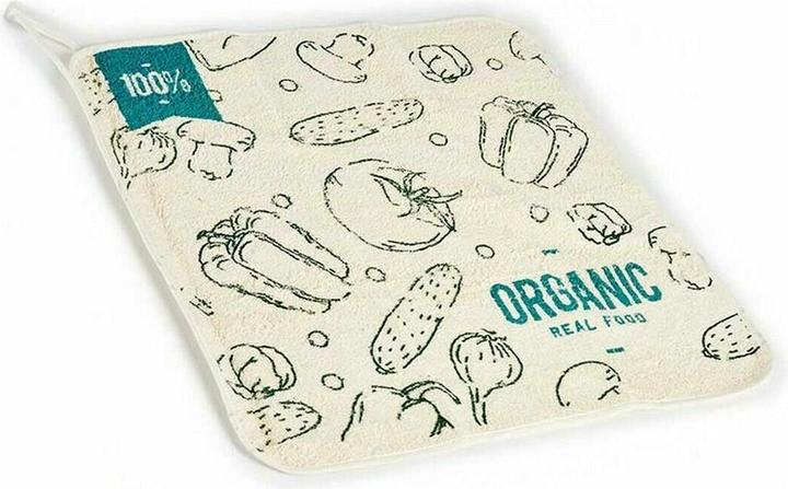 Kinvara Küchentuch 1220 Weiss grün 50 x 0,3 x 50 cm (12 Stück)