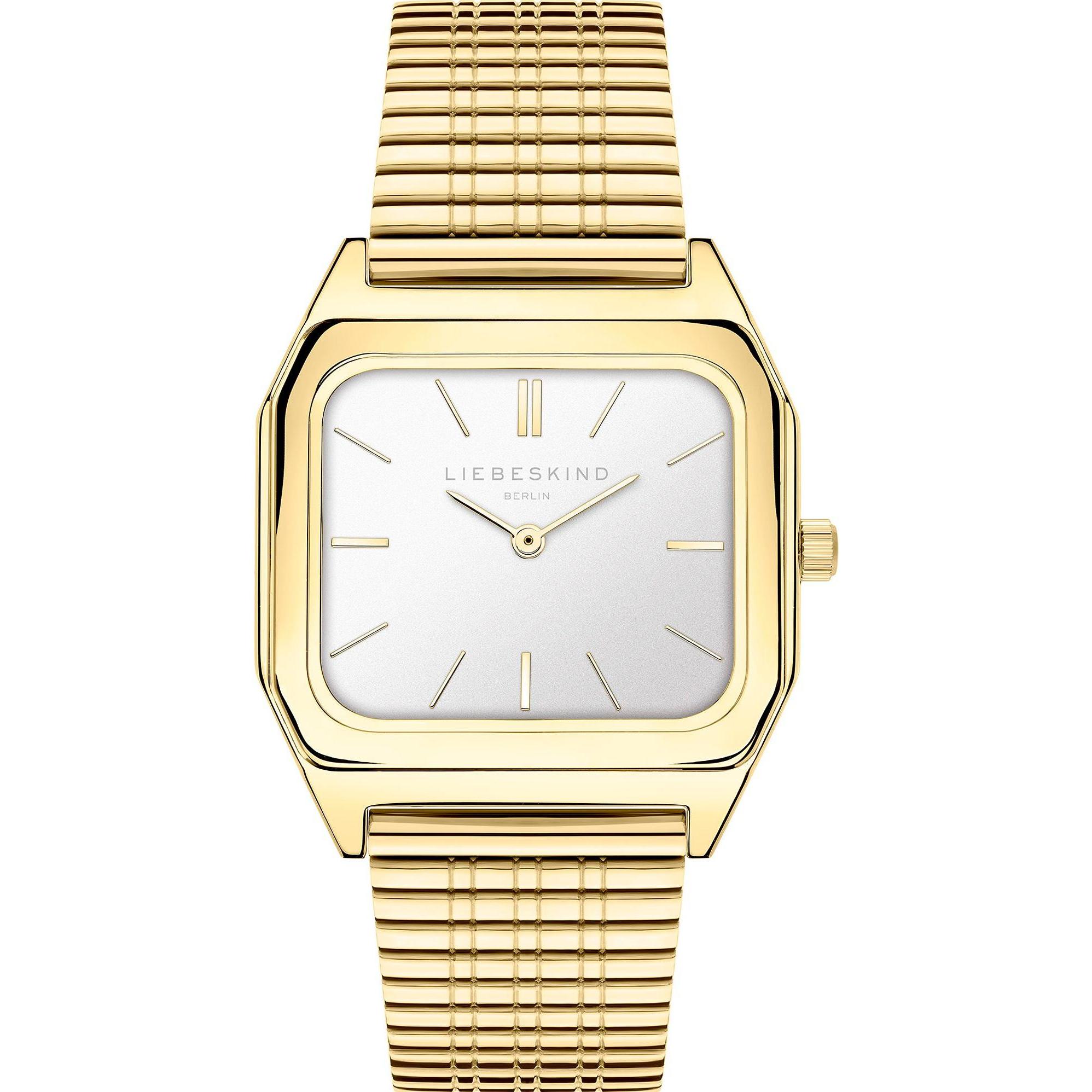 Liebeskind Berlin, Armbanduhr, Damenuhr, Gold, (Analoguhr, 34 mm)