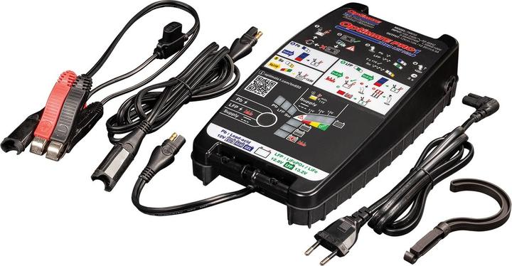 Actual product image Tecmate Optate - Pro -1 Duo 12V 10A - Diagnostic Lead & Lithium Battery charger Tester Car & Motor D (10 A)