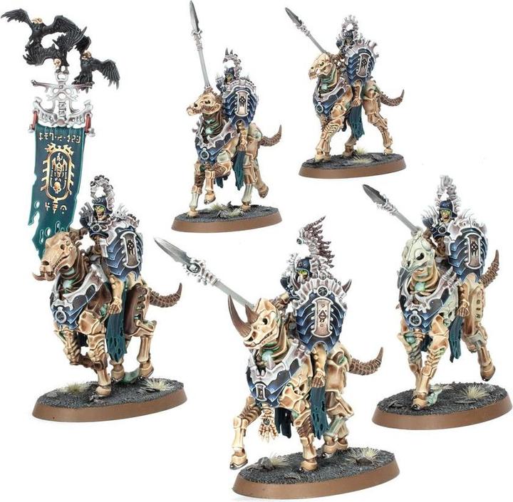 Actual product image Warhammer Fantasy Age of Sigmar - Spearhead Ossiarch Bonereapers: Kavalos Vanguard (Plastic)