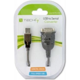 Thumbnail - Techly USB zu (0.45 m), Schnittstellenkabel