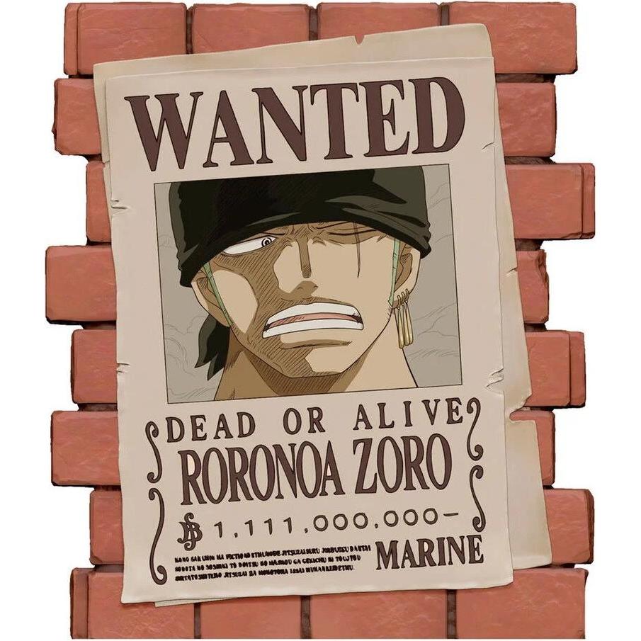 Plastoy Marrone Salvadanaio, One Piece - Roronoa Zoro