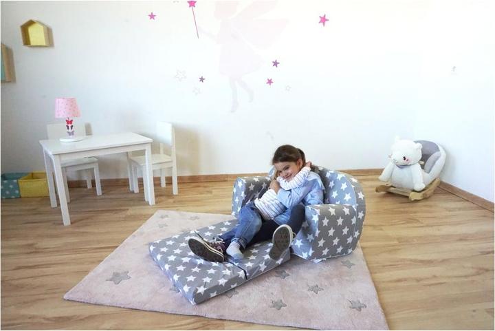 Immagine prodotto Knorrtoys Kindersofa - "Grey white stars" (Divano per bambini)