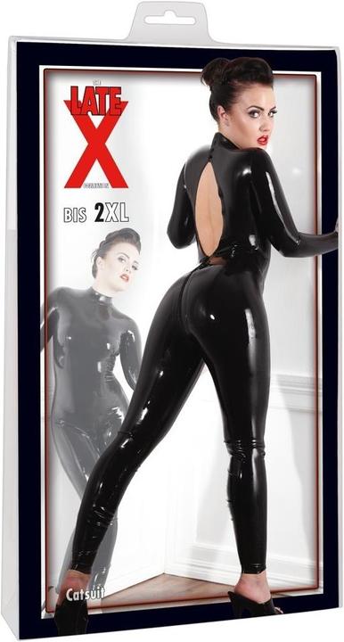 Actual product image LateX Toys Catsuit with open back (XXL)