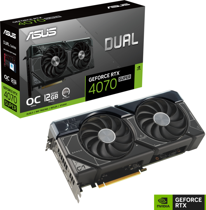 Produktbild ASUS DUAL GeForce RTX 4070 Super OC (12 GB)