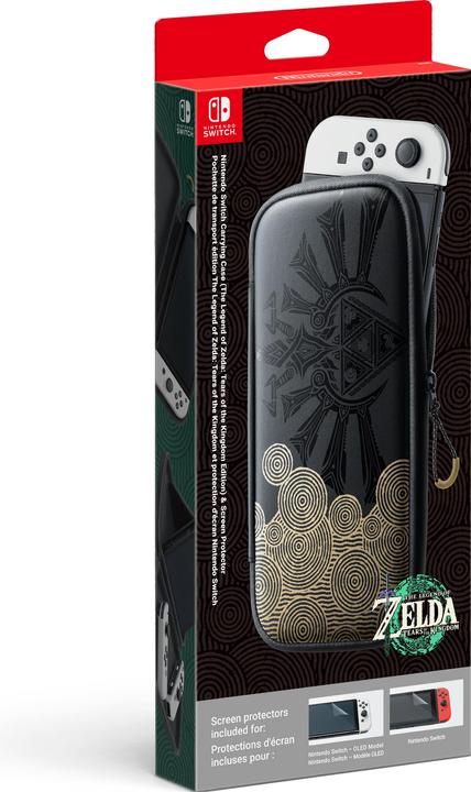 Actual product image Nintendo Carrying Case + Screen Protector - Zelda: Tears of the Kingdom Edition (Switch)