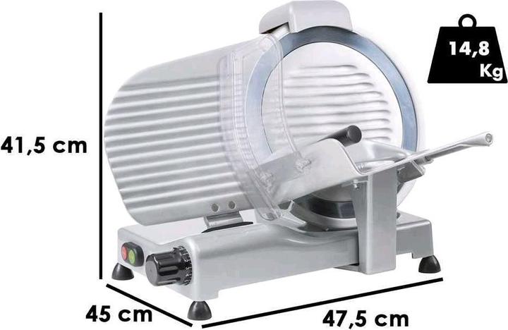 Actual product image RGV Desy AF 300 F Electric Slicer 180 W Aluminium Grey