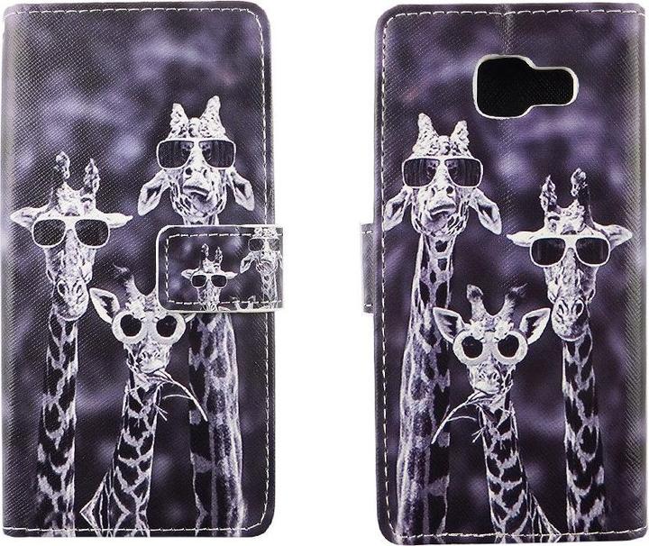 Produktbild König Design Schutz Handy Hülle für Samsung Galaxy A3 (2016) Case Cover Tasche Wallet Etui (Samsung Galaxy A3 (2016))