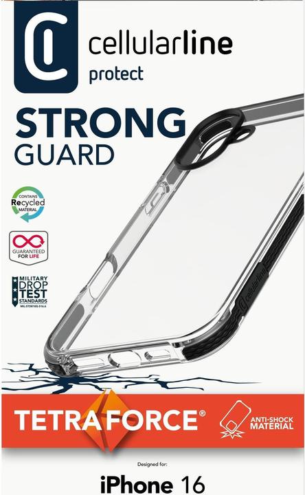 Immagine prodotto Cellularline Custodia Strong Guard (Apple iPhone 16)