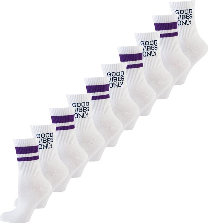 Actual product image Nur Die Freizeitsocken Statement Socken mit Stickerei (pack of 10, 35 - 38)