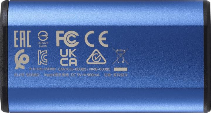 Actual product image Adata Dysk zewnętrzny SSD SE880 1TB USB3.2A/C Gen2x2 Niebieski (1 TB)