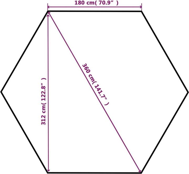 Produktbild vidaXL Geoffrey (360 cm, 312 cm)