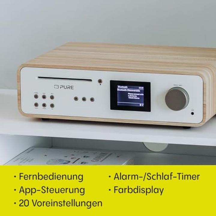 Actual product image Pure Classic Stereo (Bluetooth, Wi-Fi, CD player, Spotify Connect, 2x 50 W)