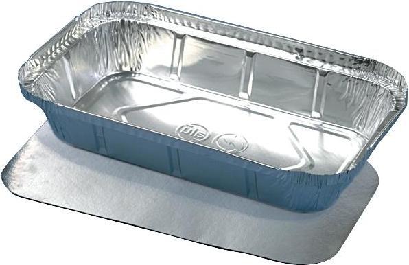 Image du produit Papstar Bol en aluminium, angulaire avec couvercle (10 x)