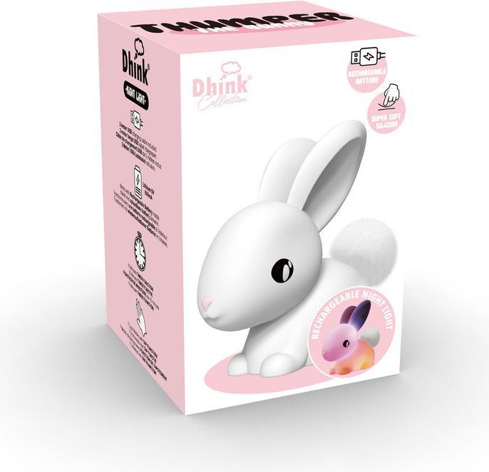 Image du produit Dhink Medium Nightlight Bunny Soft Touch Rechargeable