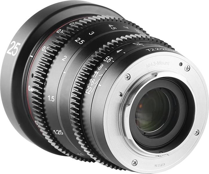 Actual product image Meike 25mm T2.2-22 MFT Cine Lens (Micro Four Thirds, APS-C / DX)