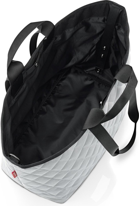 Actual product image reisenthel Bag Classic ShopperXL Rhombus 26 l, light grey