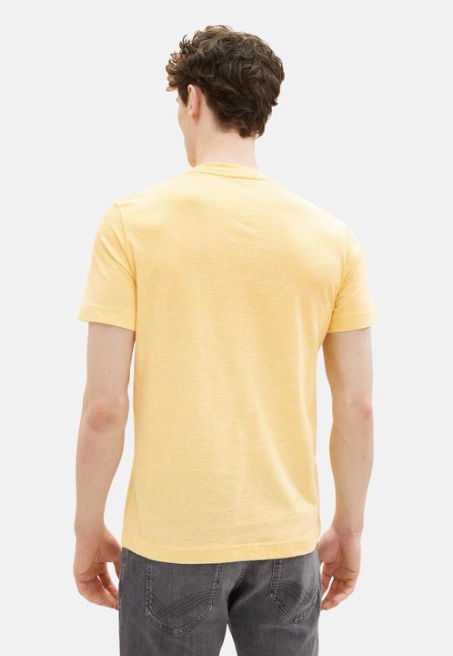 Image du produit Tom Tailor T-Shirt Gestreiftes Kurzarmshirt mit Rundhalsausschnitt und Foto-Print (3XL)