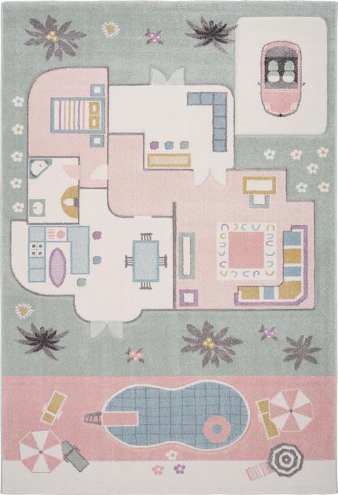 Produktbild Pergamon Kinder Teppich Maui Kids Spielhaus (120 x 170 cm)