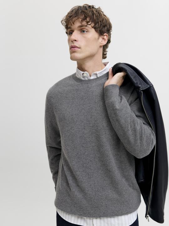 Produktbild Jack & Jones RDD Einfarbig Strickpullover Strickpullover (XXL)