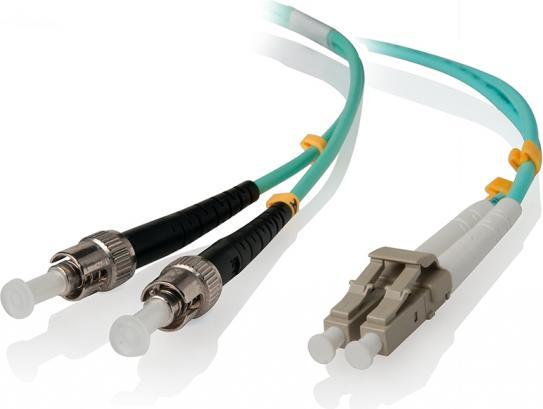 Actual product image Alogic Fiber Optic Cable LC-ST Multi Mode Duplex LSZH OM4 (CAT6, 2 m)