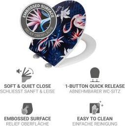 Produktbild Wenko WC-Sitz Silvi Duroplast