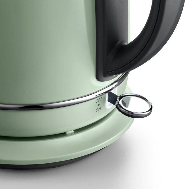 Actual product image Buydeem Teapot Electric Kettle, model K640, color Cozy Greenish, EU (1.70 l)