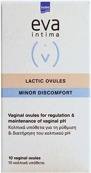 Produktbild Intermed Eva Lactic Vaginal Ovules Regulierung und Aufrechterhaltung des vaginalen pH-Wertes (Intimwaschlotion)