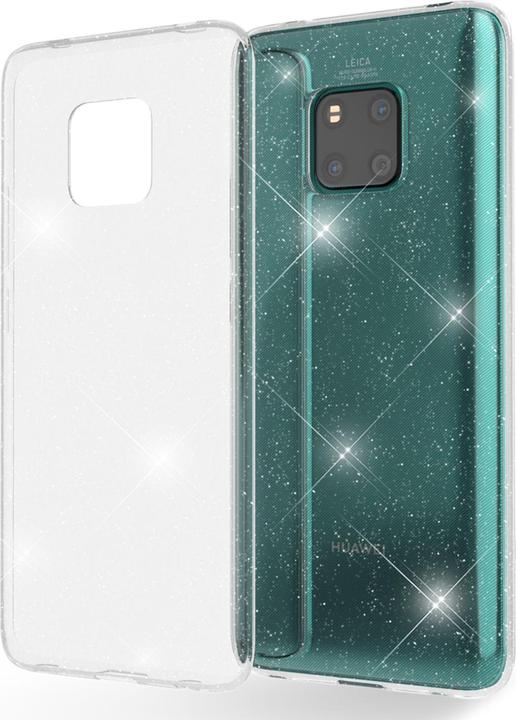 Actual product image Nalia Clear glitter silicone cover (Mate 20 Pro)