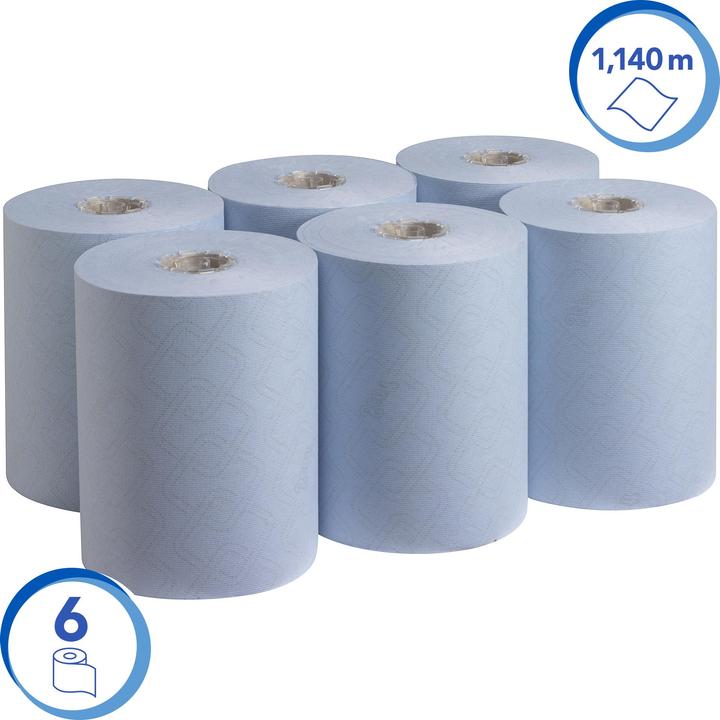 Actual product image Kimberly-Clark SCOTT Essential SLIMROLL Hand Towel Blue (1 x)