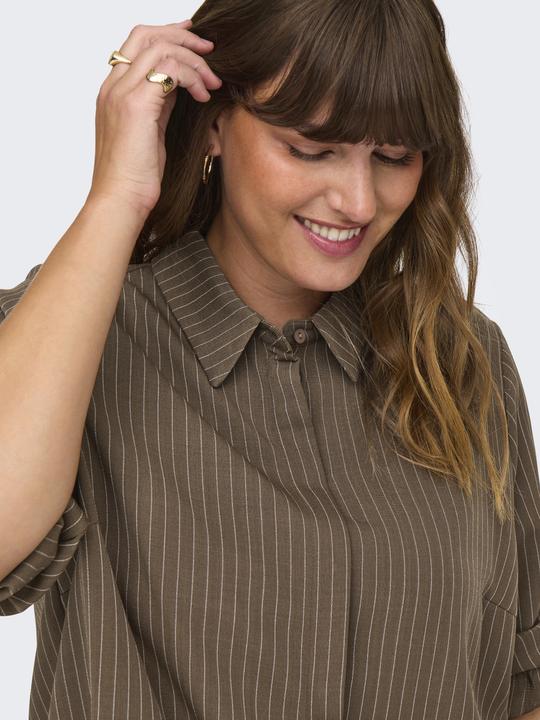 Immagine prodotto Only Vestibilità ampia Colletto alla mandarina Polsini con bottone Camicia Camicia (46)