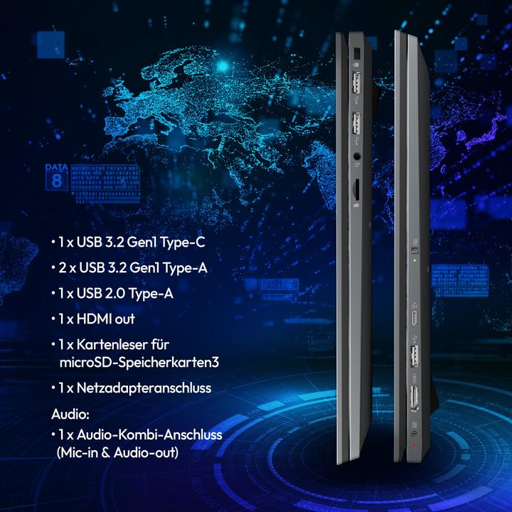 Actual product image Medion E15443 (15.60", Intel Core Ultra 5 125H, 16 GB, 512 GB, DE)